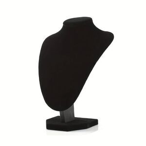 Black Velvet Jewelry Display Necklace Bust Velour New With Tags (NWT)
